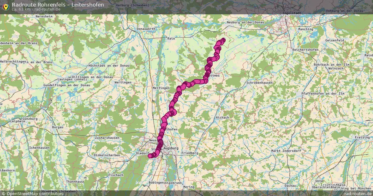 Radtour Rohrenfels – Leitershofen