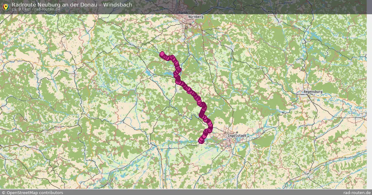 Radtour Neuburg An Der Donau – Windsbach