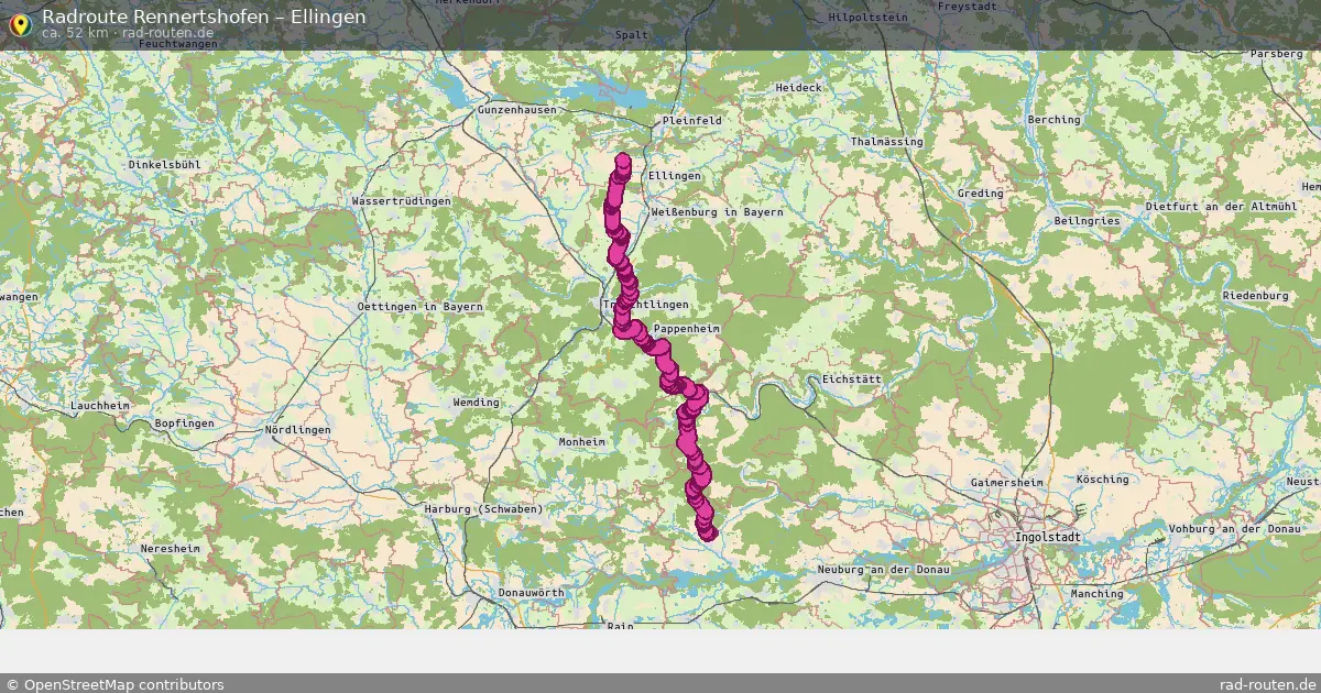 Radtour Rennertshofen – Ellingen