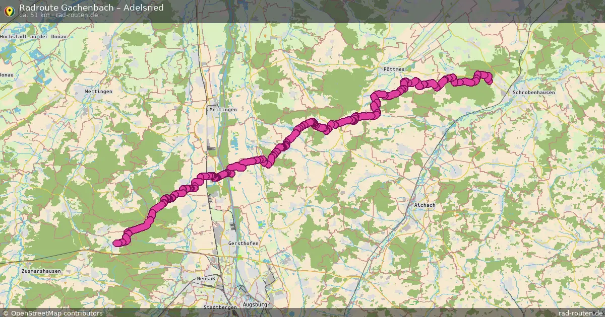 Radtour Gachenbach – Adelsried