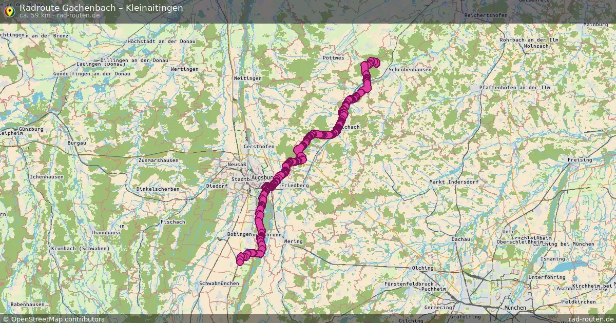 Radtour Gachenbach – Kleinaitingen