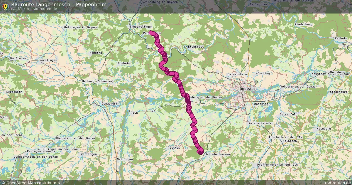 Radtour Langenmosen – Pappenheim