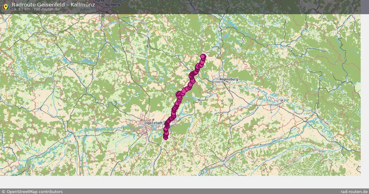 Radtour Geisenfeld – Kallmünz
