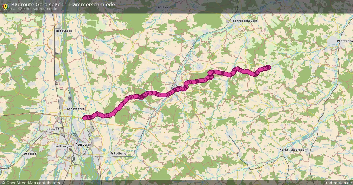 Radtour Gerolsbach – Hammerschmiede