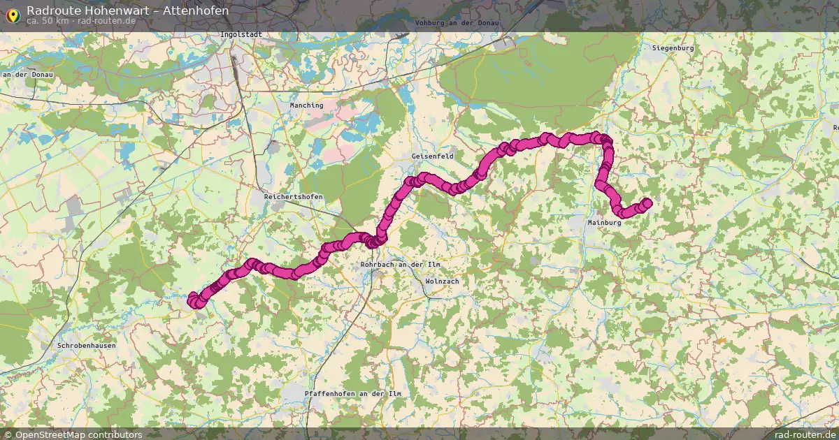Radtour Hohenwart – Attenhofen