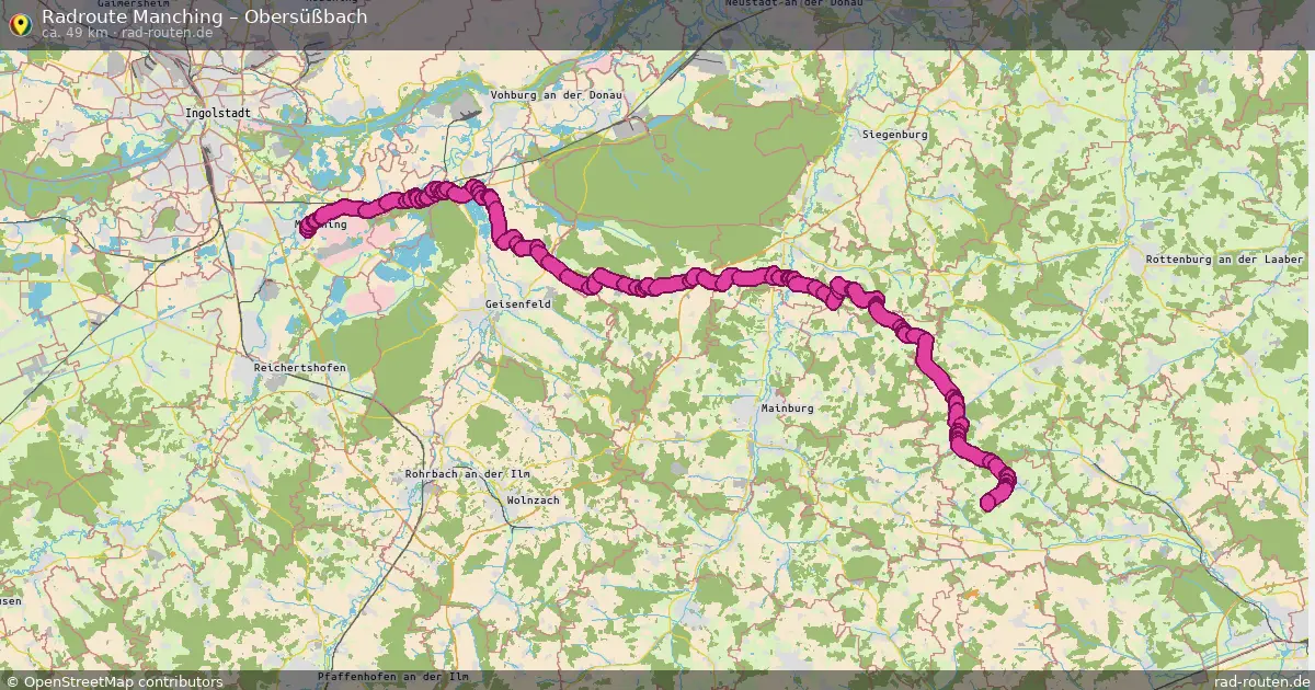 Radtour Manching – Obersüßbach