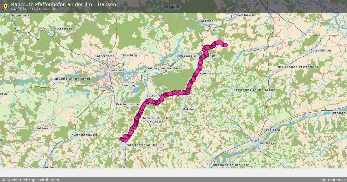 Radtour Pfaffenhofen An Der Ilm – Hausen