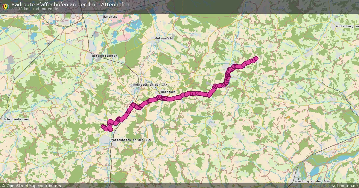 Radtour Pfaffenhofen An Der Ilm – Attenhofen
