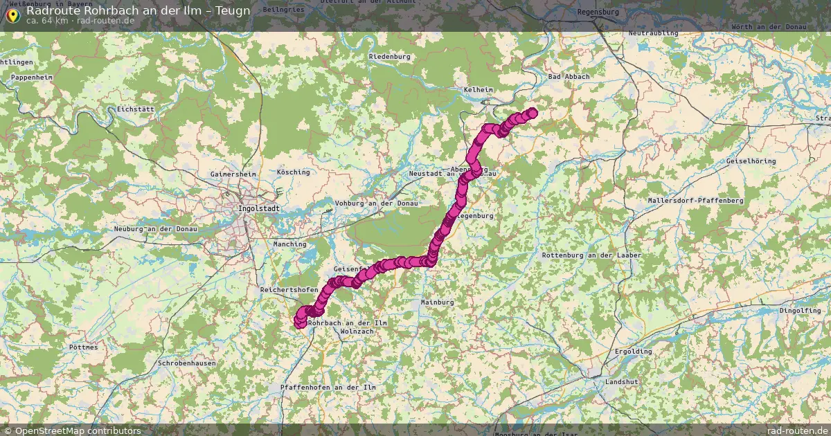Radtour Rohrbach An Der Ilm – Teugn