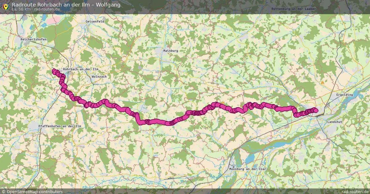 Radtour Rohrbach An Der Ilm – Wolfgang