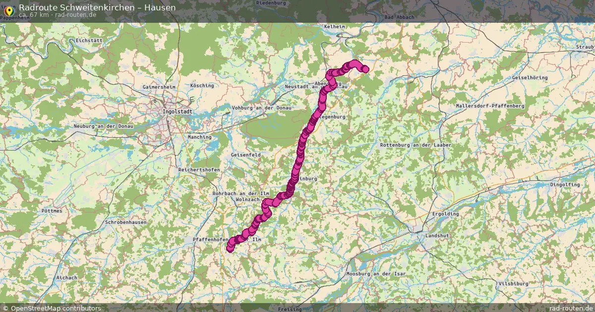 Radtour Schweitenkirchen – Hausen