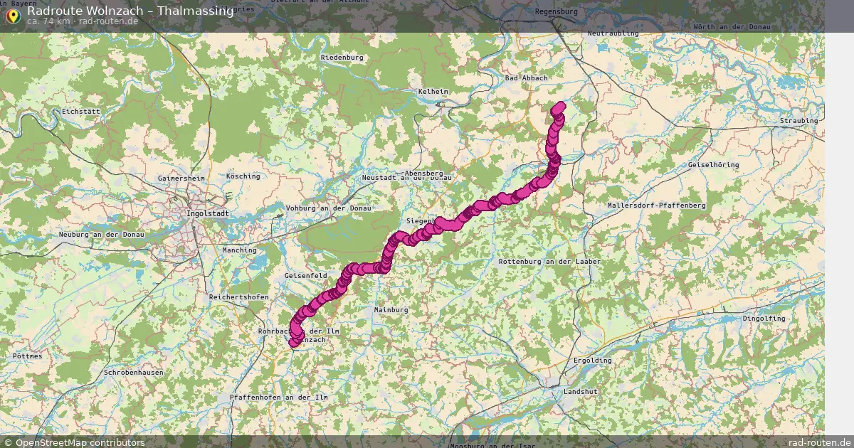 Radtour Wolnzach – Thalmassing