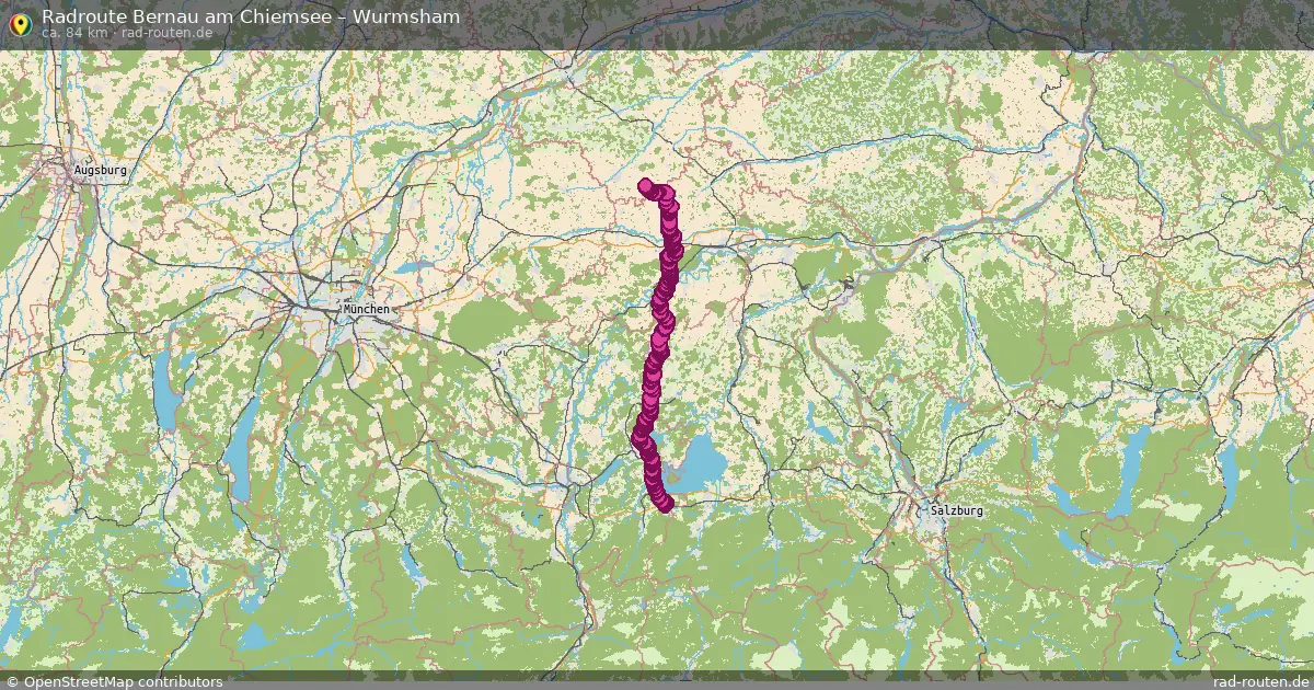 Fahrradroute Bernau Am Chiemsee – Wurmsham