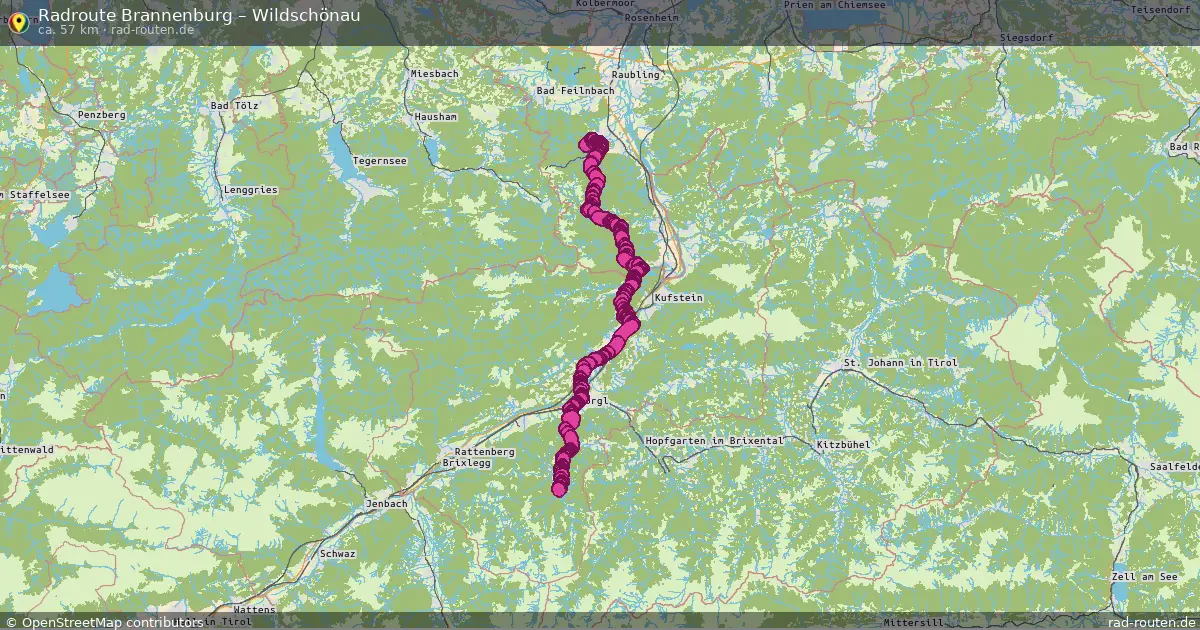 Radtour Brannenburg – Wildschönau