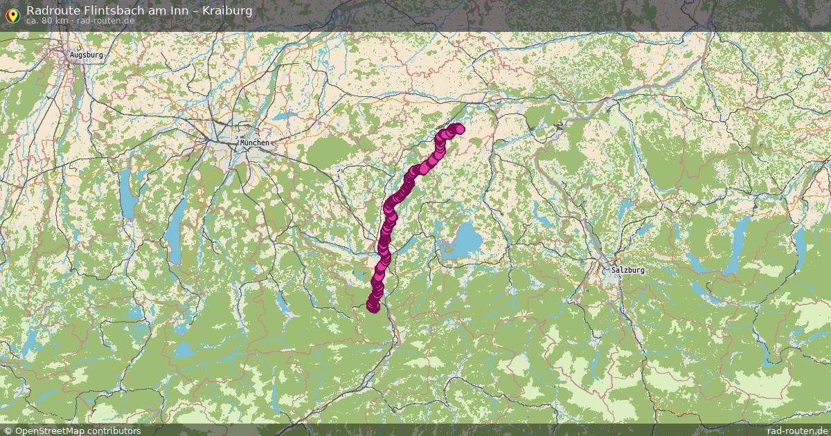 Fahrradroute Flintsbach Am Inn – Kraiburg