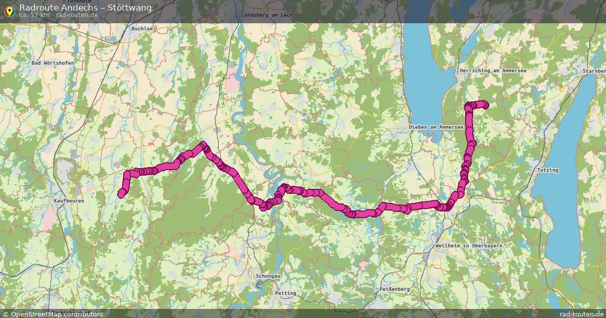 Radtour Andechs – Stöttwang