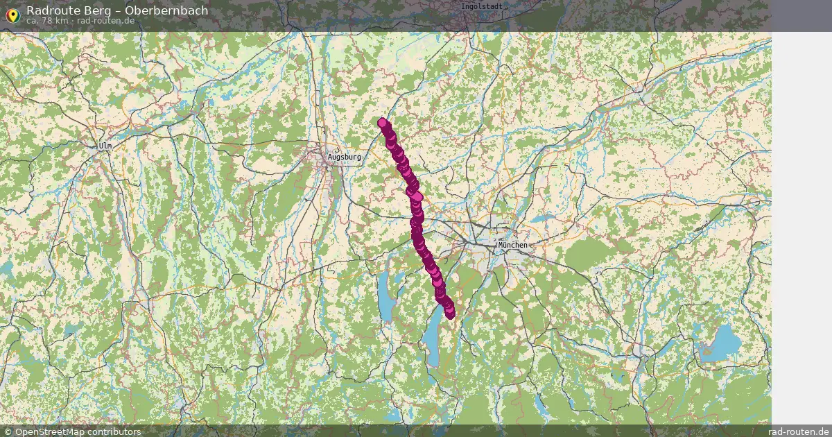 Radtour Berg – Oberbernbach