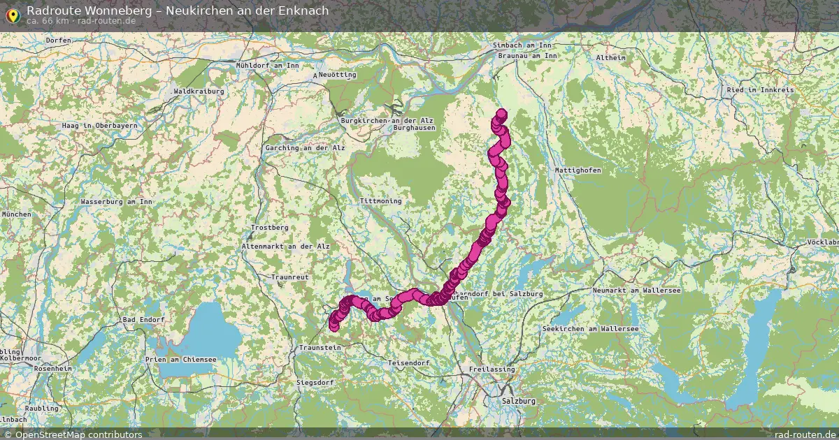 Radtour Wonneberg – Neukirchen An Der Enknach