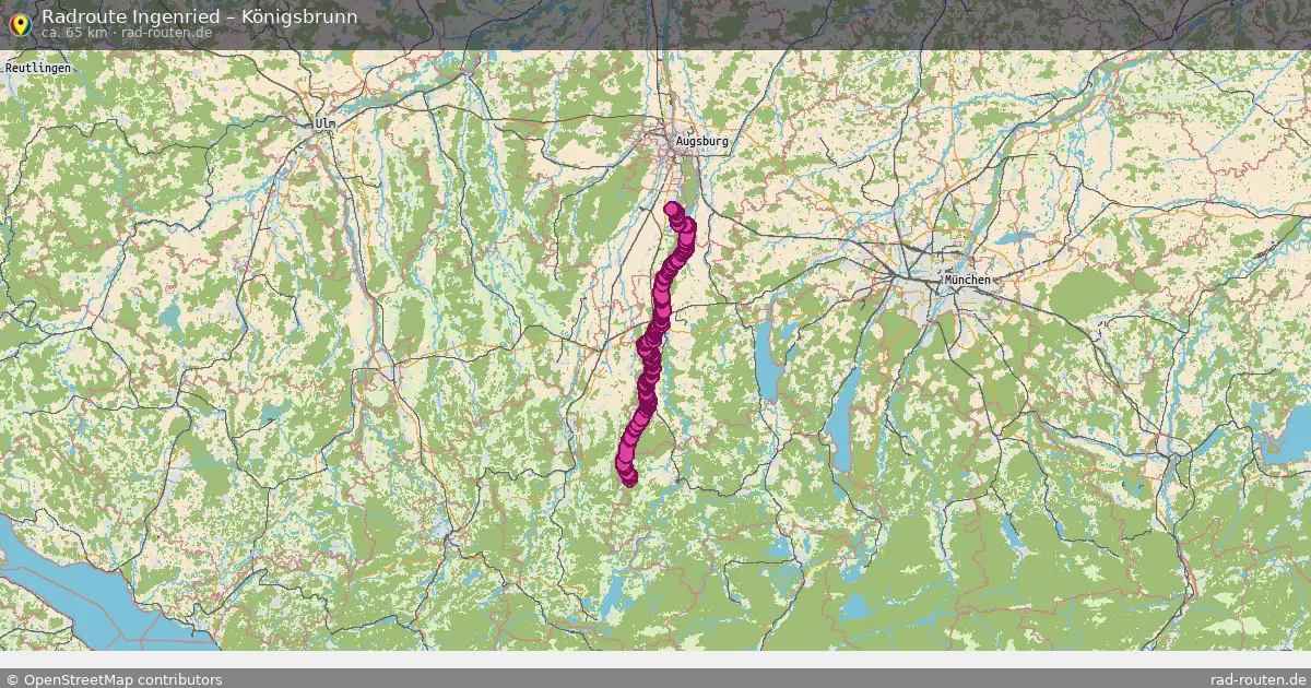 Radtour Ingenried – Königsbrunn