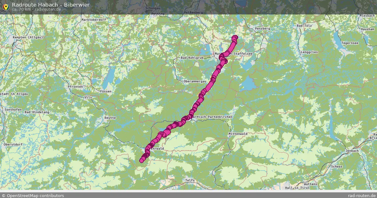 Radtour Habach – Biberwier