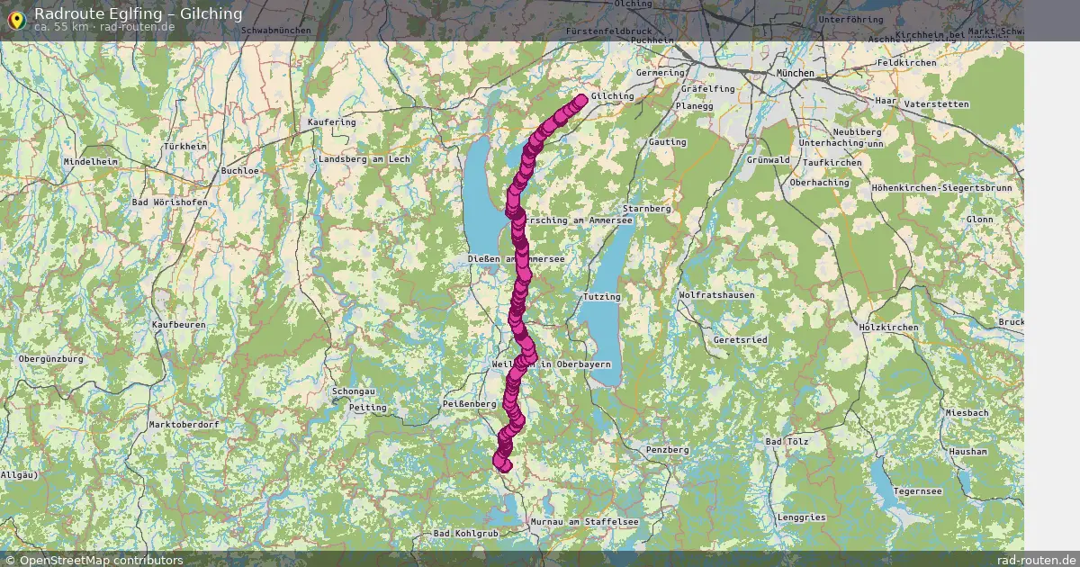 Radtour Eglfing – Gilching