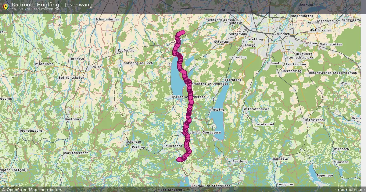 Radtour Huglfing – Jesenwang