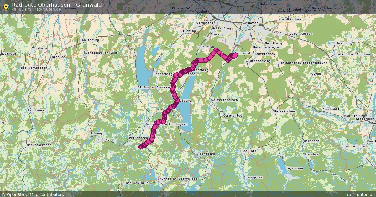 Radtour Oberhausen – Grünwald