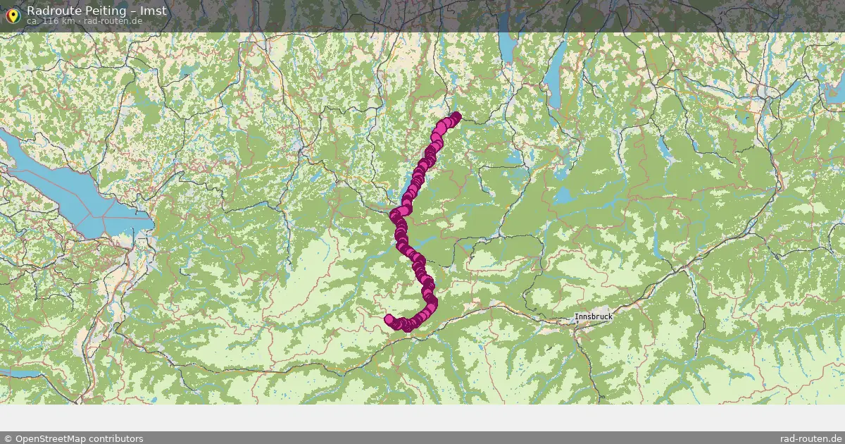 Fahrradroute Peiting – Imst