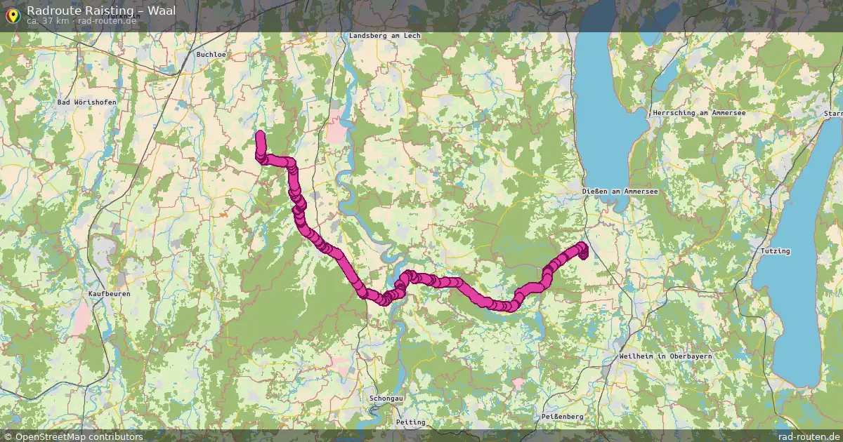 Radtour Raisting – Waal