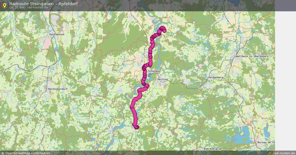 Radtour Steingaden – Apfeldorf