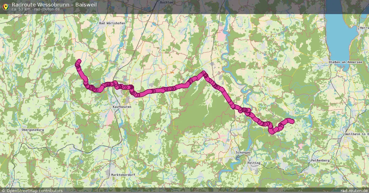 Radtour Wessobrunn – Baisweil