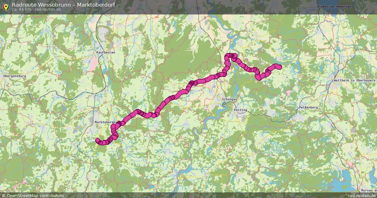 Radtour Wessobrunn – Marktoberdorf
