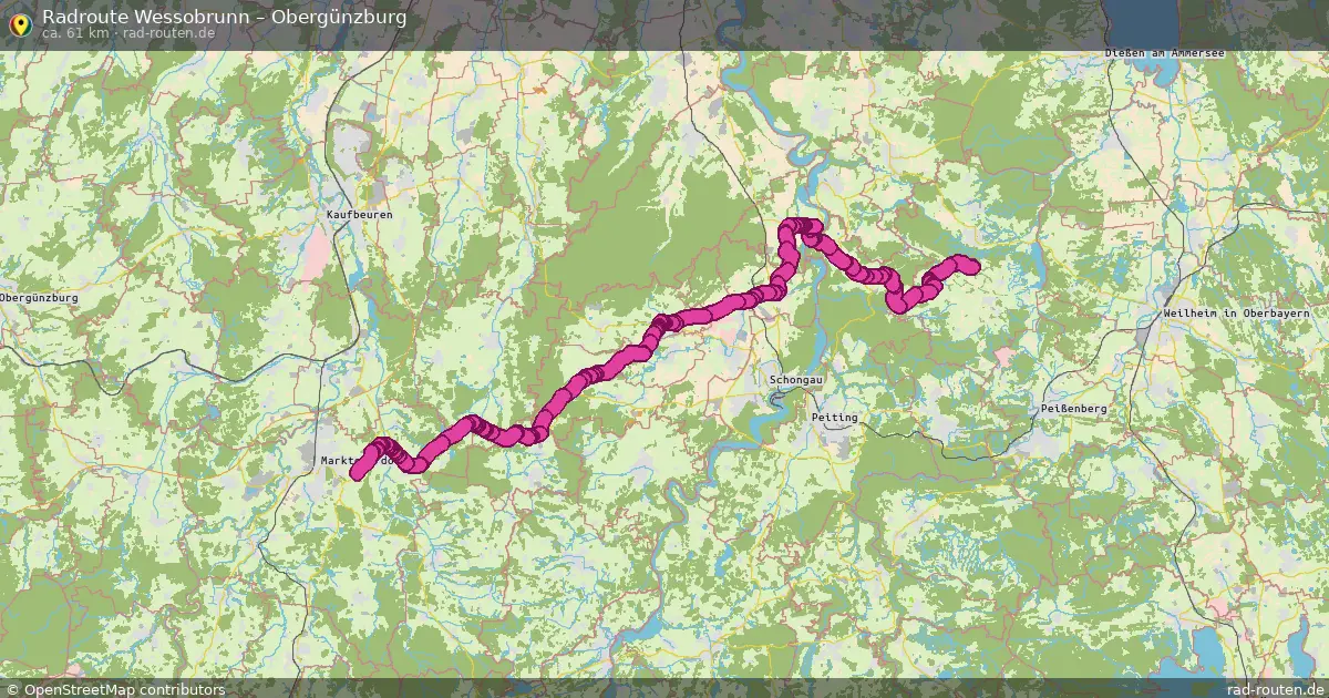 Radtour Wessobrunn – Obergünzburg