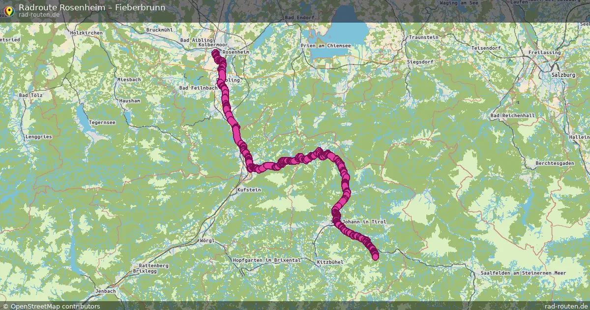 Radtour Rosenheim – Fieberbrunn