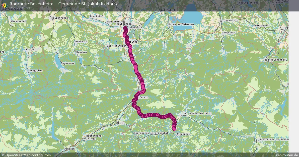 Radtour Rosenheim – Gemeinde Waidring