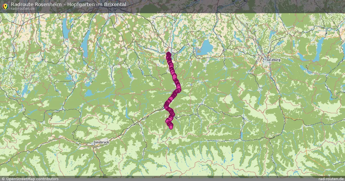 Radtour Rosenheim – Hopfgarten Im Brixental