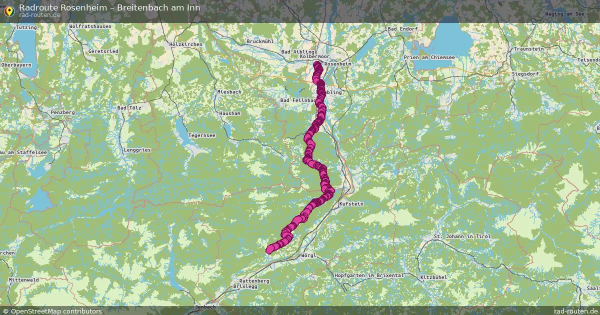 Radtour Rosenheim – Breitenbach Am Inn