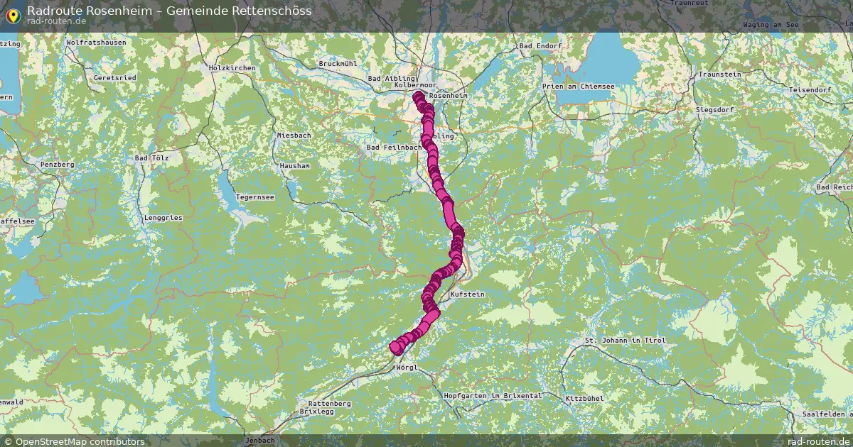 Radtour Rosenheim – Gemeinde Alpbach