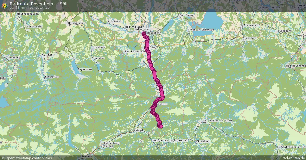 Radtour Rosenheim – Söll