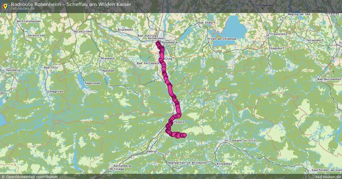 Radtour Rosenheim – Scheffau Am Wilden Kaiser
