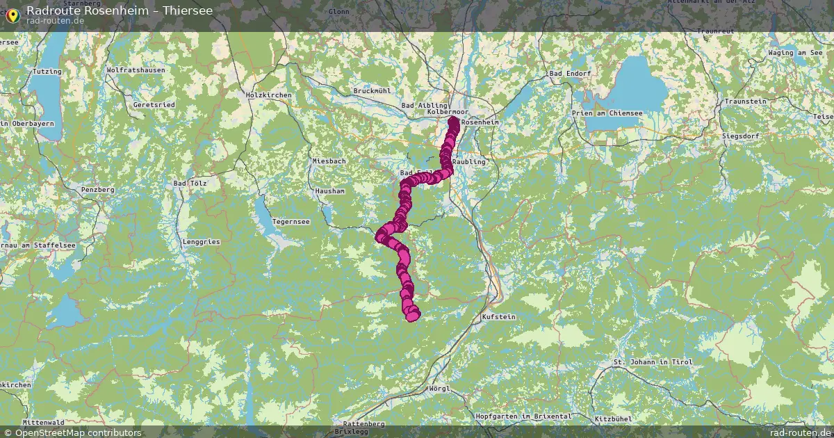Radtour Rosenheim – Thiersee