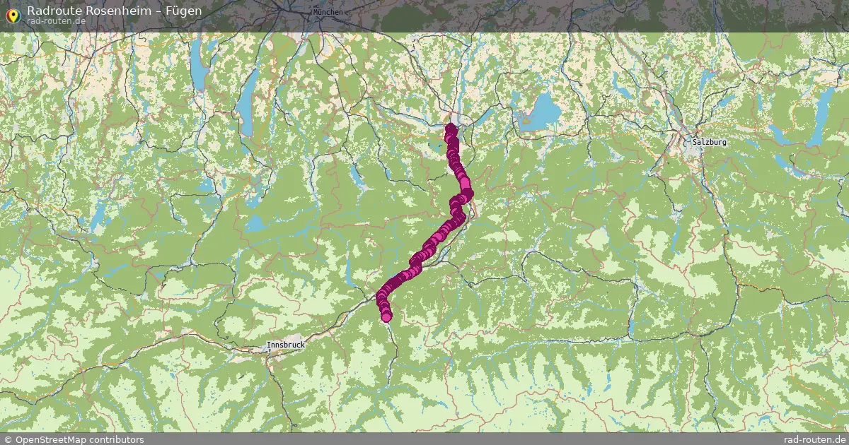 Radtour Rosenheim – Fügen