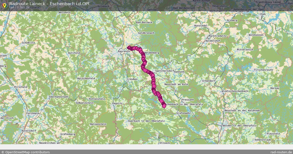Radtour Laineck – Eschenbach I.d.opf.