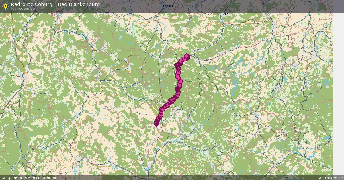 Radtour Coburg – Bad Blankenburg