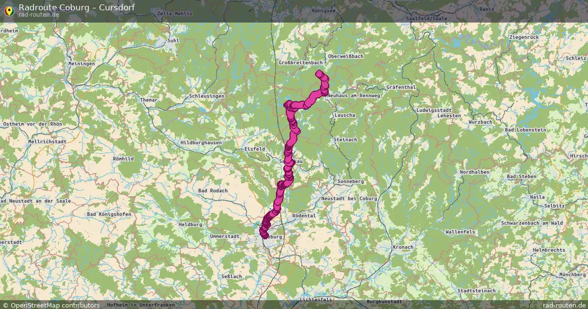 Radtour Coburg – Cursdorf