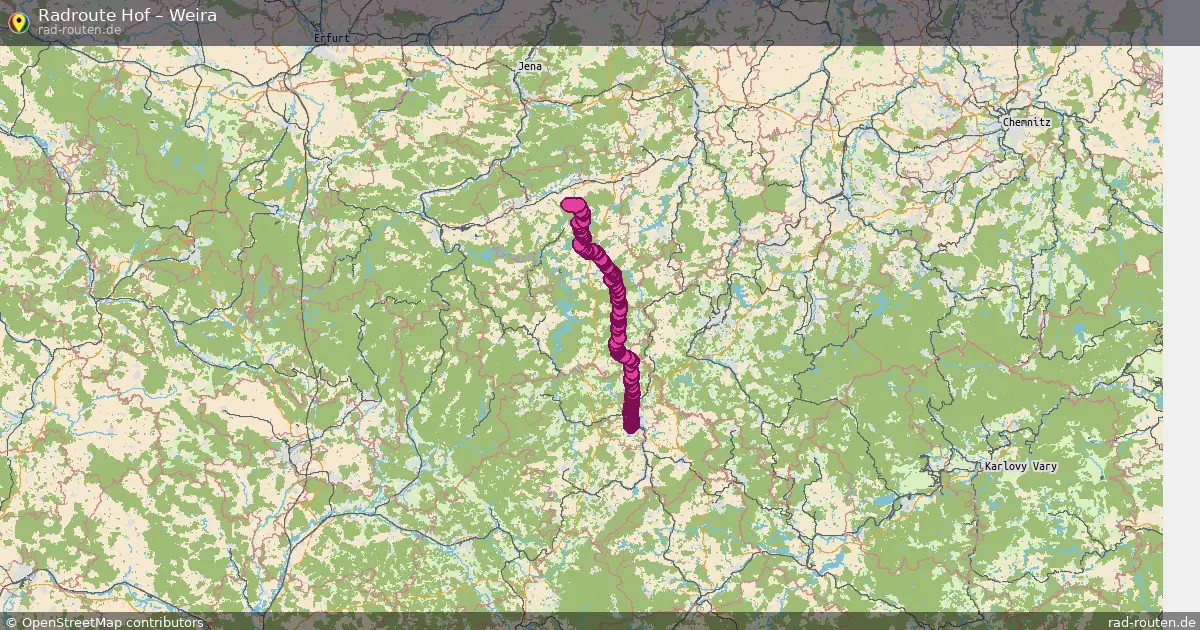 Radtour Hof – Weira