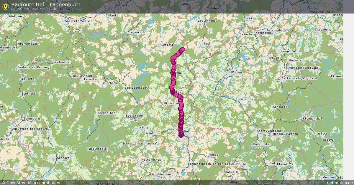 Radtour Hof – Langenbuch