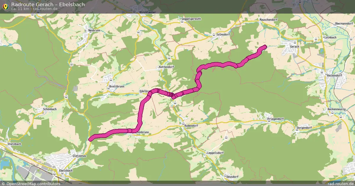 Radtour Gerach – Ebelsbach