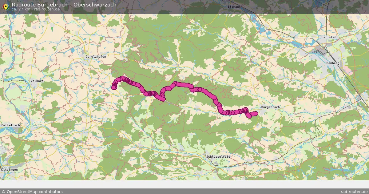Radtour Burgebrach – Oberschwarzach