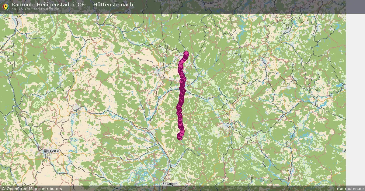 Radtour Heiligenstadt I. Ofr. – Hüttensteinach